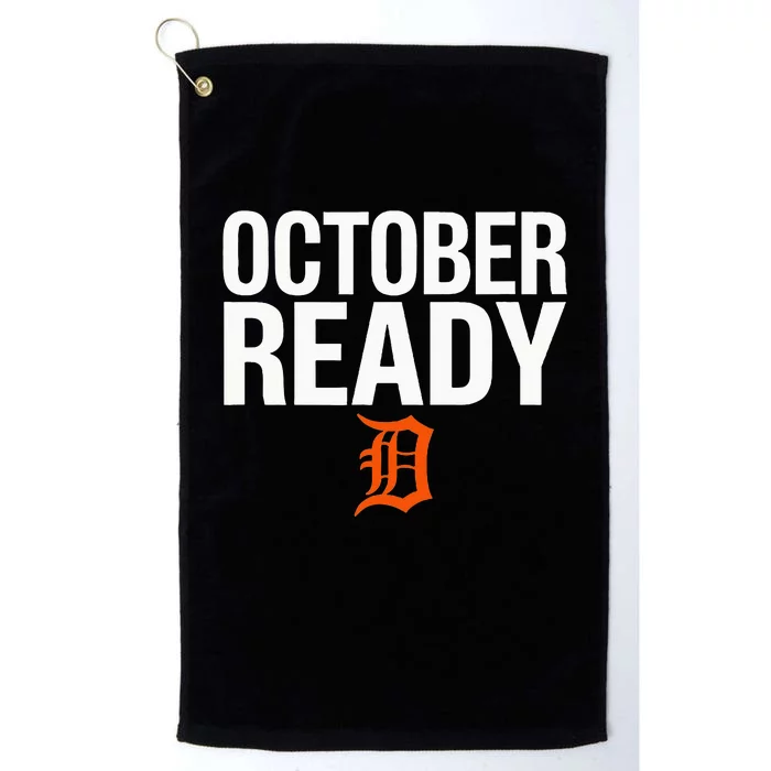 October Ready Funny For Ready Tiger Platinum Collection Golf Towel