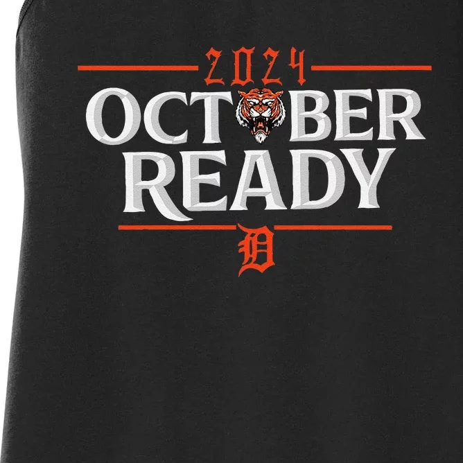 October Ready Funny For Ready Tiger Women's Racerback Tank