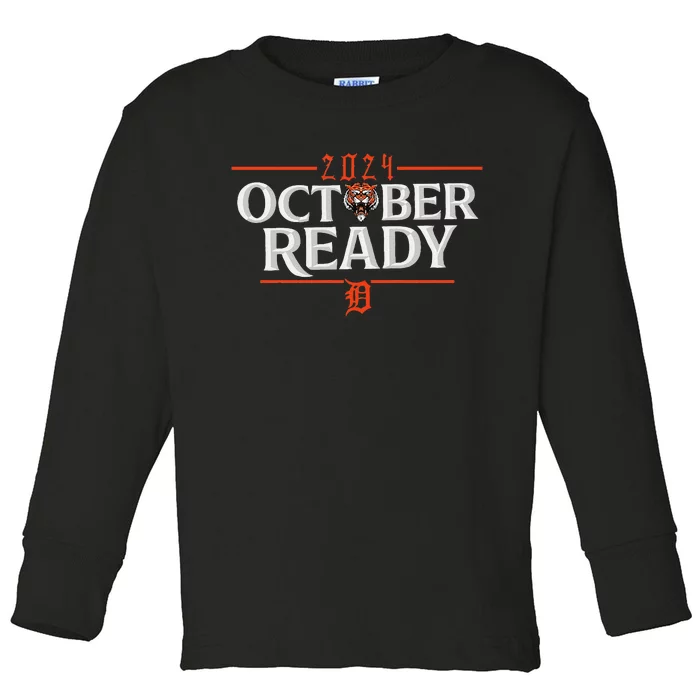 October Ready Funny For Ready Tiger Toddler Long Sleeve Shirt