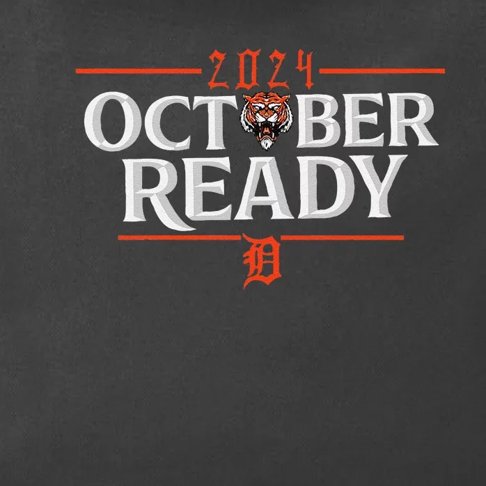 October Ready Funny For Ready Tiger Zip Tote Bag