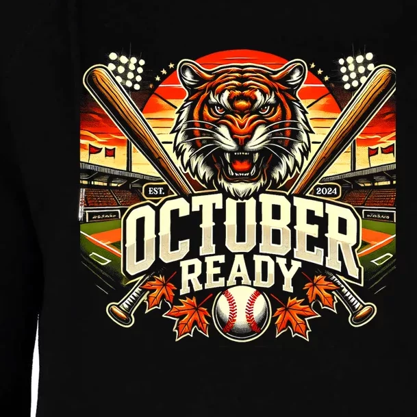 October Ready Funny For Ready Tiger Womens Funnel Neck Pullover Hood