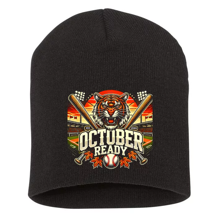 October Ready Funny For Ready Tiger Short Acrylic Beanie