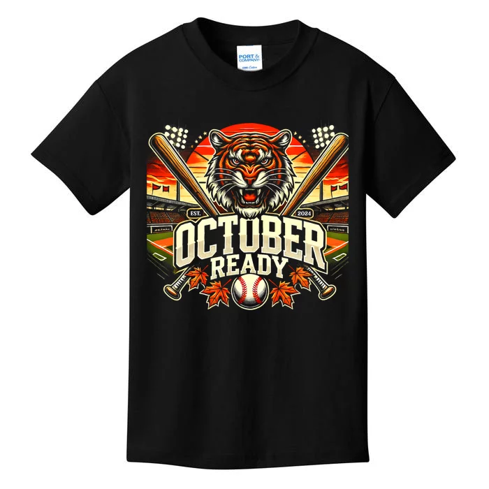 October Ready Funny For Ready Tiger Kids T-Shirt