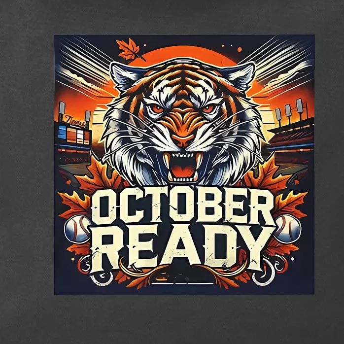 October Ready Funny For Ready Tiger Zip Tote Bag