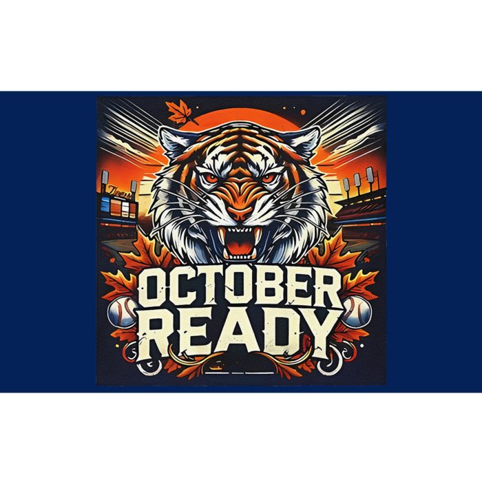 October Ready Funny For Ready Tiger Bumper Sticker