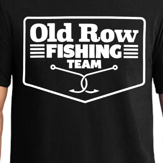 Old Row Fishing Team Funny Cool Gift Pajama Set