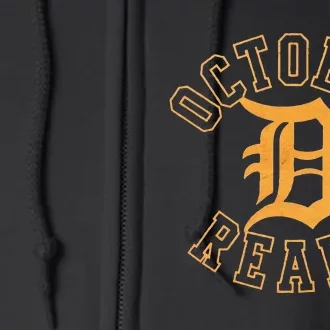 October Ready Funny For Ready Tiger Full Zip Hoodie