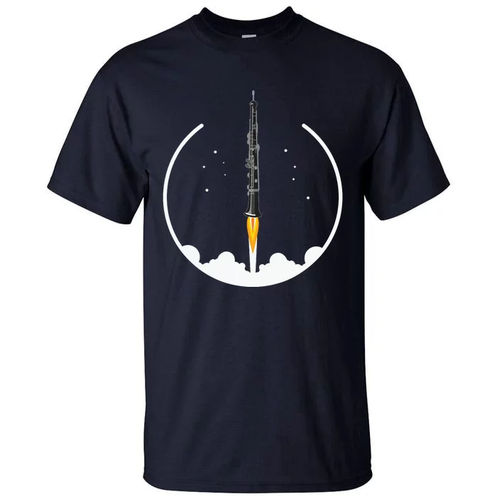 OBOE Rocket Funny Oboist Gift Funny Oboe Tall T-Shirt