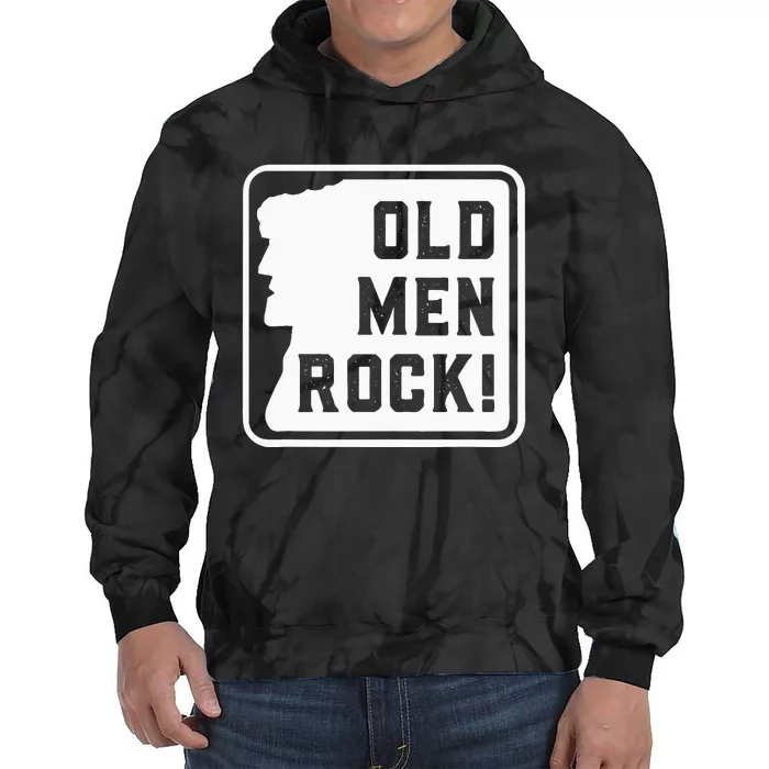 Old Rock Funny Tie Dye Hoodie