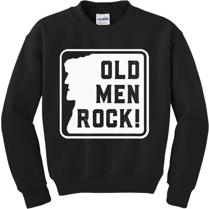 Old Rock Funny Kids Sweatshirt