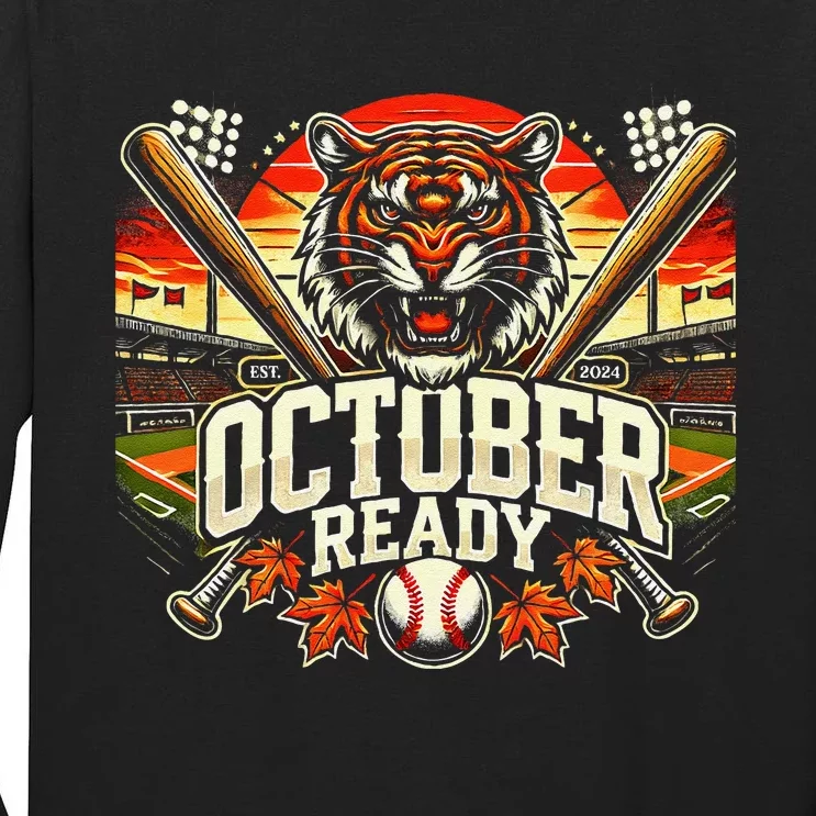 October Ready Funny For Ready Tiger Tall Long Sleeve T-Shirt