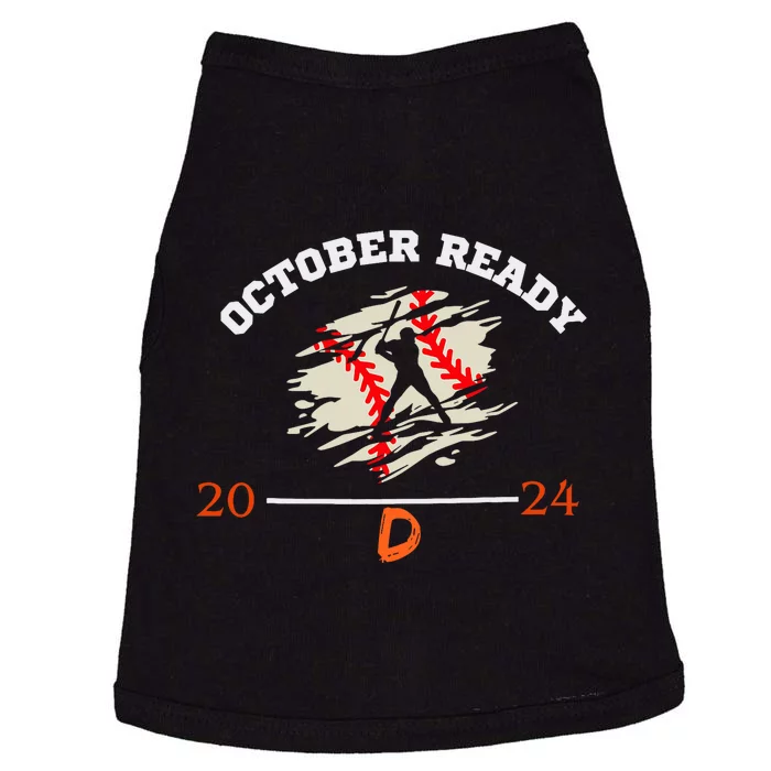 October Ready Funny Design For Ready Tiger Doggie Tank