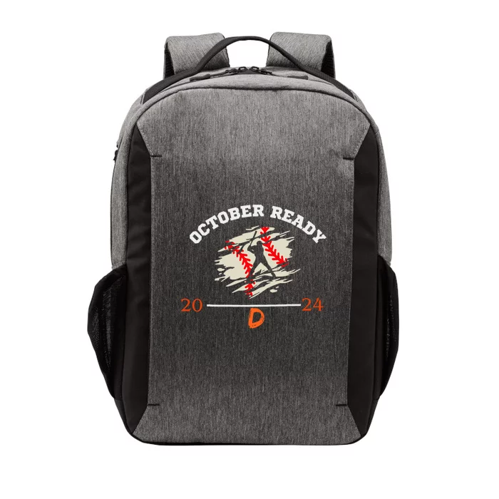 October Ready Funny Design For Ready Tiger Vector Backpack