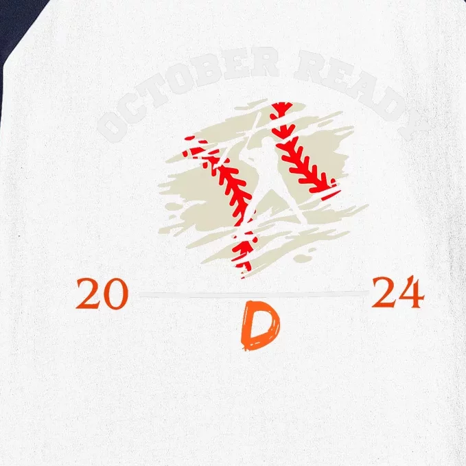 October Ready Funny Design For Ready Tiger Baseball Sleeve Shirt