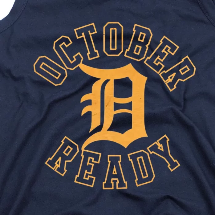 October Ready Funny For Ready Tiger Letter Tiger D Ready Tank Top