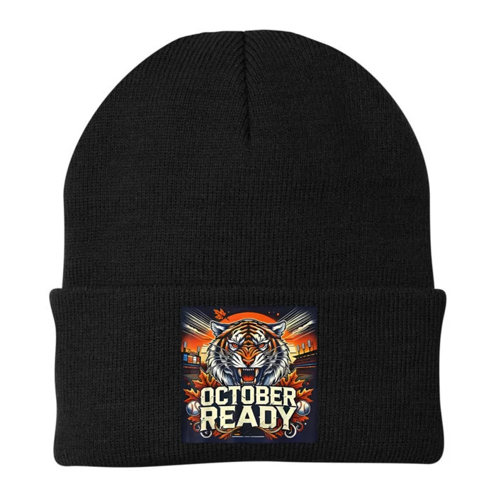 October Ready Funny For Ready Tiger Knit Cap Winter Beanie