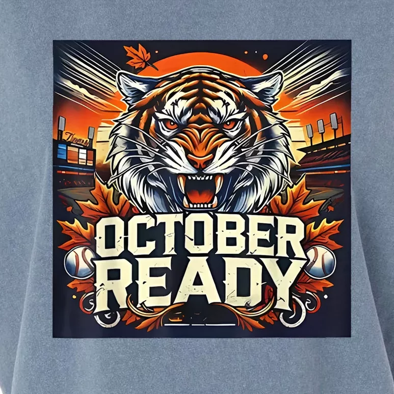 October Ready Funny For Ready Tiger Garment-Dyed Women's Muscle Tee