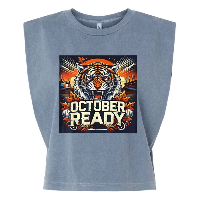 October Ready Funny For Ready Tiger Garment-Dyed Women's Muscle Tee