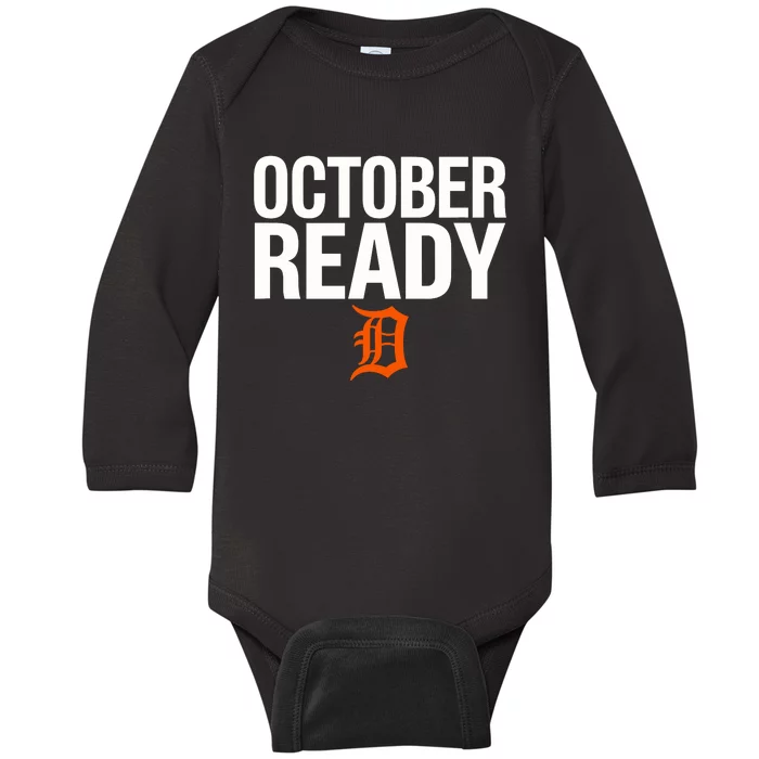 October Ready Funny Baby Long Sleeve Bodysuit