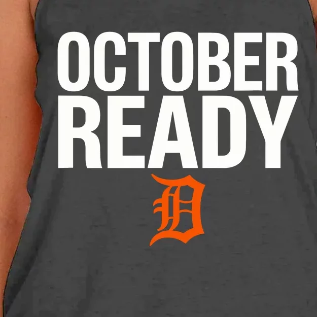 October Ready Funny Women's Knotted Racerback Tank