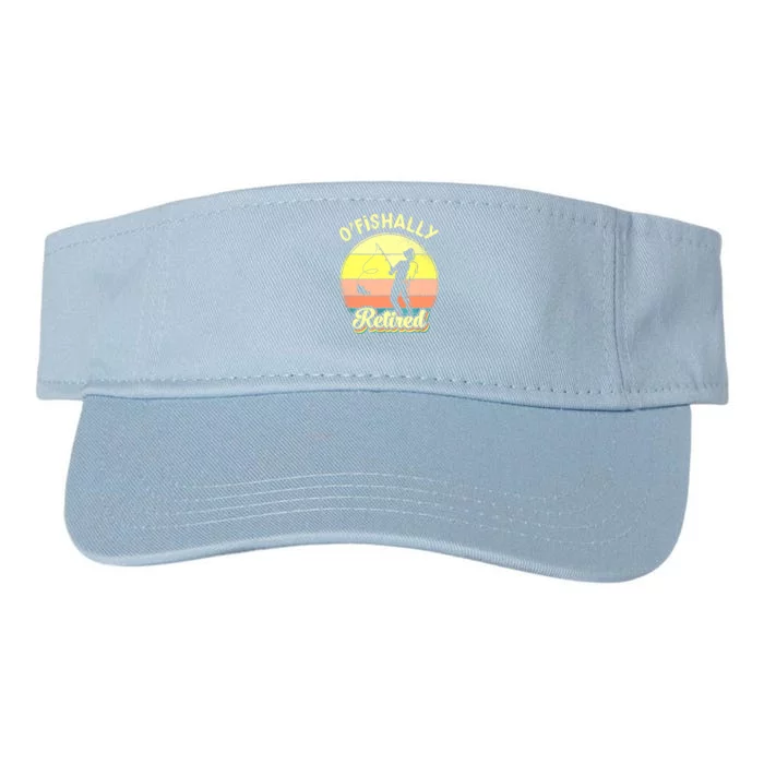 Ofishally Retired Fishing Retirement Valucap Bio-Washed Visor