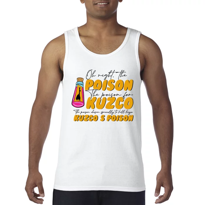 Oh Right For Kuzco Llama Potion Bottle Matching Family Vacation Tank Top