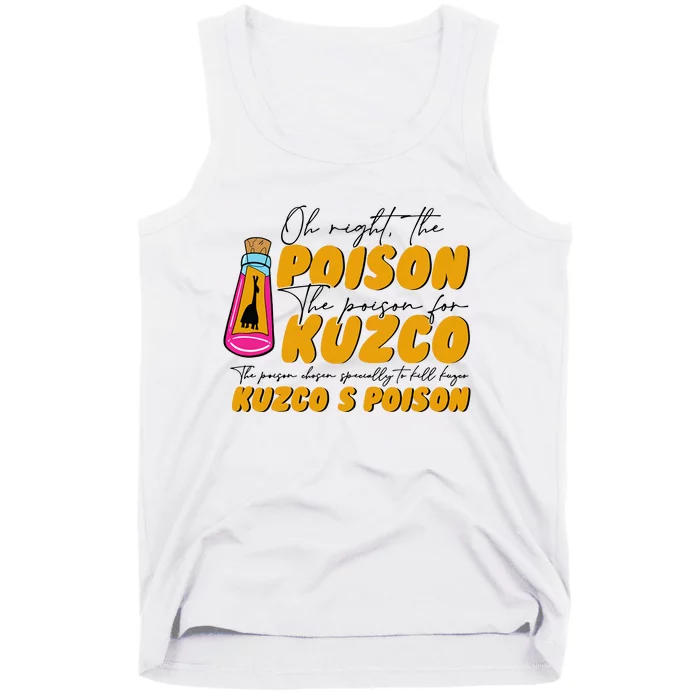 Oh Right For Kuzco Llama Potion Bottle Matching Family Vacation Tank Top