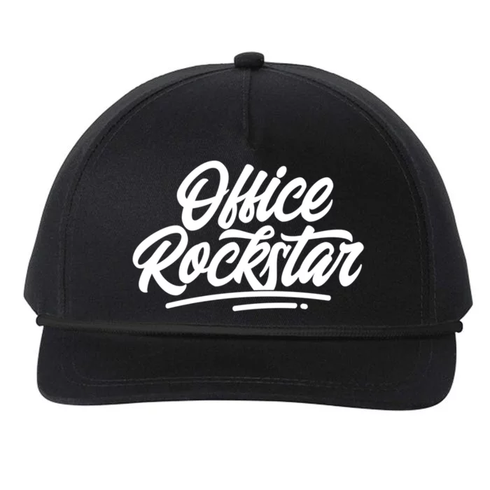 Office Rockstar Gift Administrative Professionals Day Cute Gift Snapback Five-Panel Rope Hat