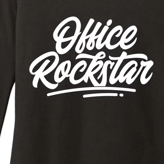 Office Rockstar Gift Administrative Professionals Day Cute Gift Womens CVC Long Sleeve Shirt