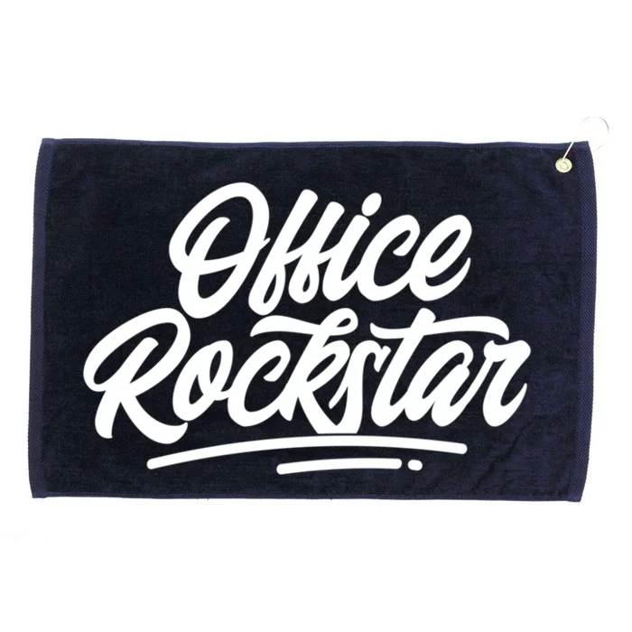 Office Rockstar Gift Administrative Professionals Day Cute Gift Grommeted Golf Towel