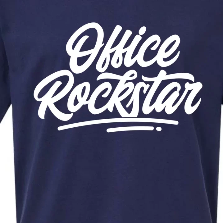 Office Rockstar Gift Administrative Professionals Day Cute Gift Sueded Cloud Jersey T-Shirt