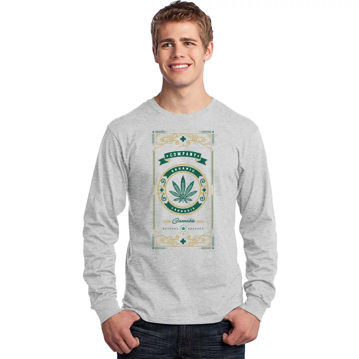 Organic Cannabis Medical Marijuana Long Sleeve Shirt