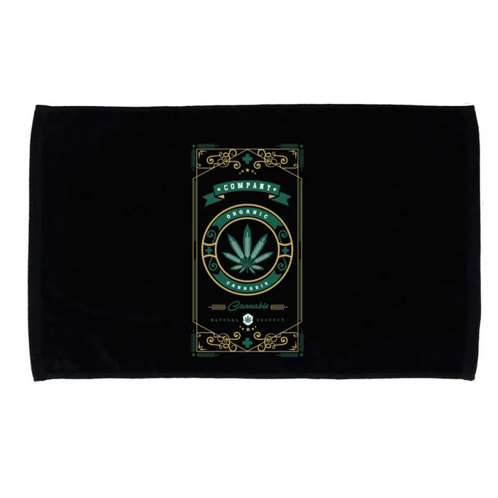 Organic Cannabis Medical Marijuana Microfiber Hand Towel