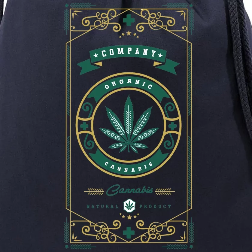 Organic Cannabis Medical Marijuana Drawstring Bag