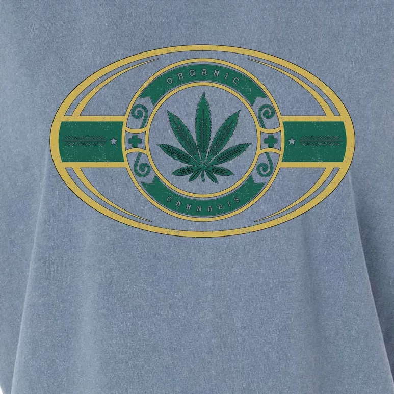 Organic Cannabis Medical Marijuana Gold Seal Garment-Dyed Women's Muscle Tee