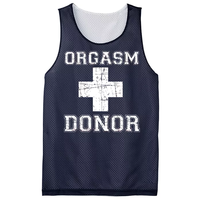 Orgasm Donor Mesh Reversible Basketball Jersey Tank