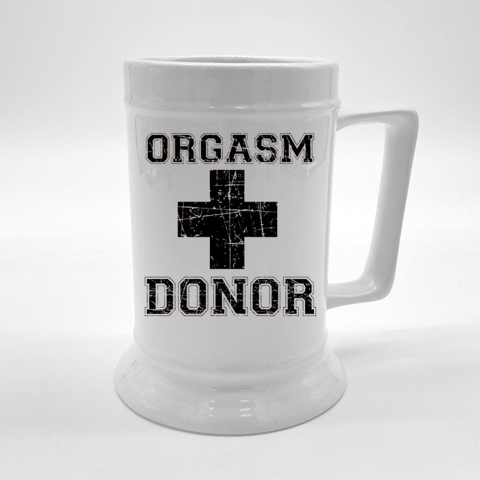 Orgasm Donor Front & Back Beer Stein