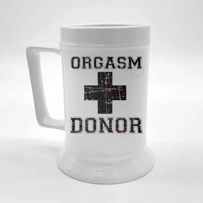 Orgasm Donor Front & Back Beer Stein