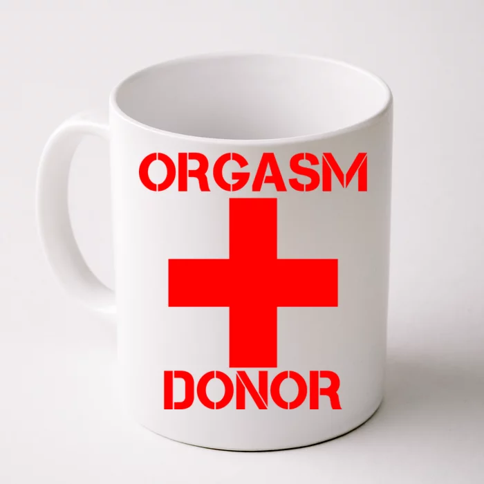 Orgasm Donor Red Imprint Coffee Mug