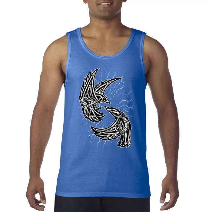 Odins Raven Hugin And Munin Viking Gift Tank Top