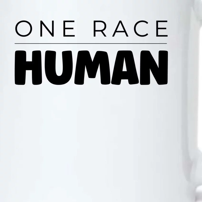 One Race Hu Equality Gift Black Color Changing Mug