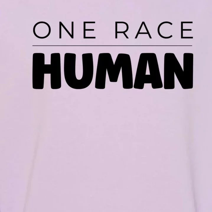 One Race Hu Equality Gift Garment-Dyed Sweatshirt