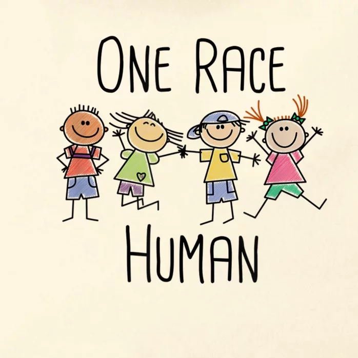 One Race Human Anti Racism Diversity Day Zip Tote Bag