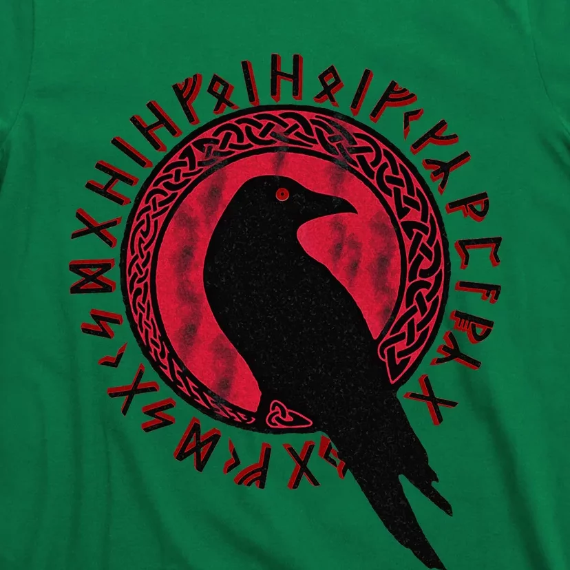 Odin Ravens Huginn & Muninn VEGVISIR Vikings Myth T-Shirt