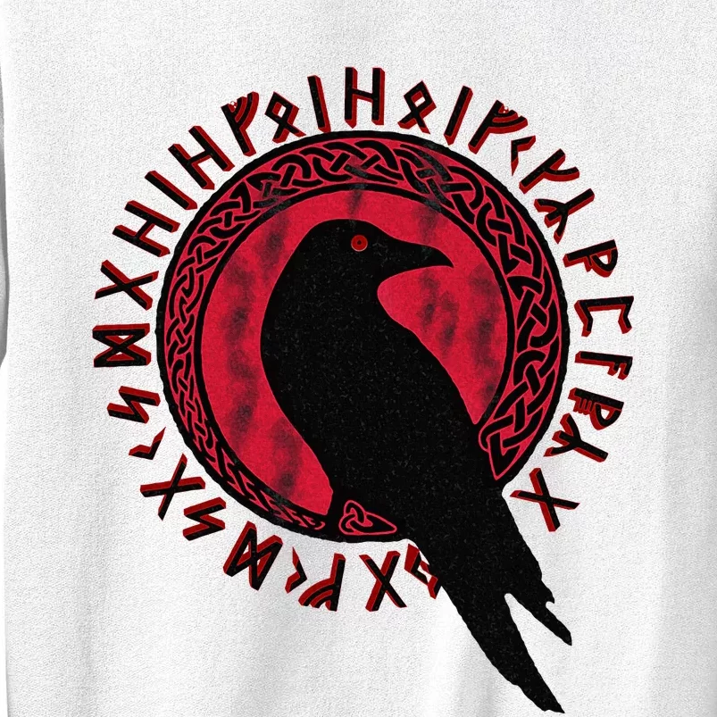 Odin Raven Huginn & Muninn Vegvisir Vikings Myth Sweatshirt