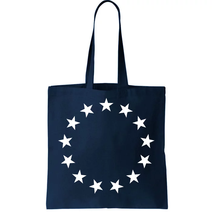 Original 13 Colonies Stars Betsy Ross Flag Tote Bag