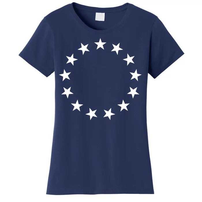 Original 13 Colonies Stars Betsy Ross Flag Women's T-Shirt