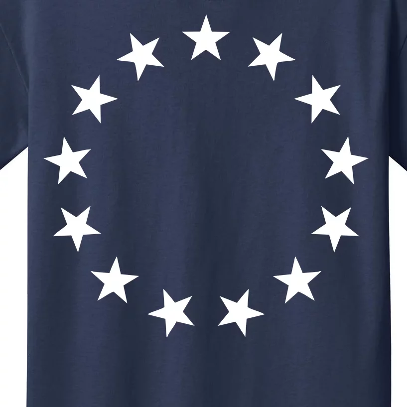 Original 13 Colonies Stars Betsy Ross Flag Kids T-Shirt