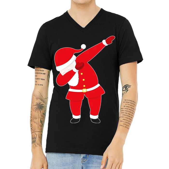 Original Dabbing Santa V-Neck T-Shirt