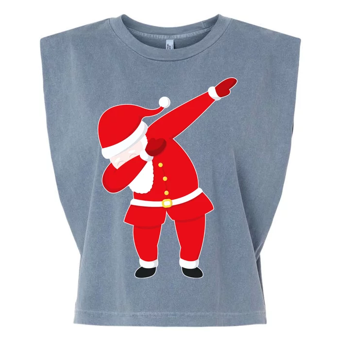 Original Dabbing Santa Garment-Dyed Women's Muscle Tee